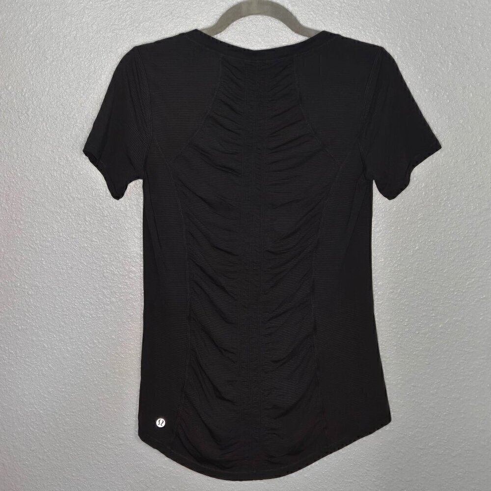 Lululemon Runner Up Short Sleeve - 6 Black - Picture 5 of 6
